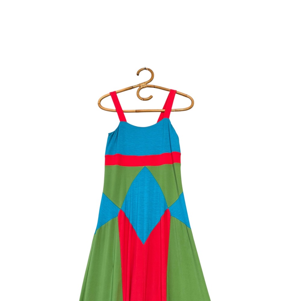 Joseph Ribkoff | Maxi Dress Multicolour Colourblock Geometric Size 2 - Picture 2 of 13
